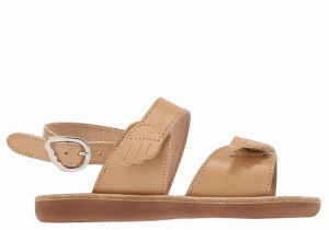 Beige Ancient Greek Sandals Little Iliada Soft Kids' Casual Sandals | WCK3634XW