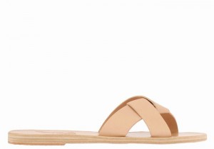 Beige Ancient Greek Sandals Whitney Women Slide Sandals | INH2988AR