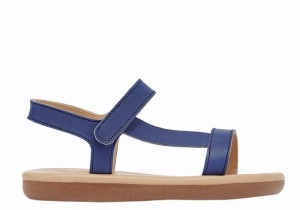 Dark Blue Ancient Greek Sandals Little Iasonas Soft Kids' Casual Sandals | VXA515CU