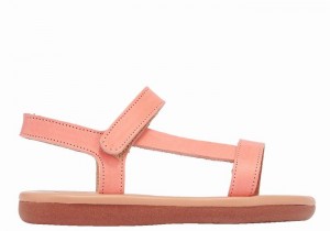 Pink Ancient Greek Sandals Little Iasonas Soft Kids' Casual Sandals | UXF656FF