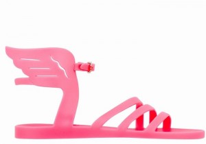 Rose Pink Ancient Greek Sandals Ikaria Women Ankle Strap Sandals | JNB2993LW