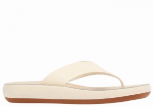 White Ancient Greek Sandals Charys Comfort Women Flip Flops | XWG2983IJ