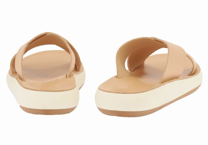 Beige Ancient Greek Sandals Thais Comfort Women Slide Sandals | RSI3388KT