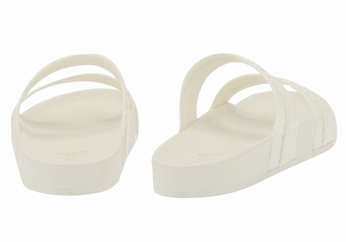 White Ancient Greek Sandals Meli Women Slide Sandals | TPD1230DF